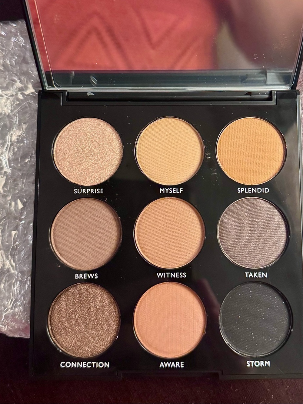 Morphe 9A Always Golden Eye Shadow Palette - Warm Taupe & Champagne Shades
